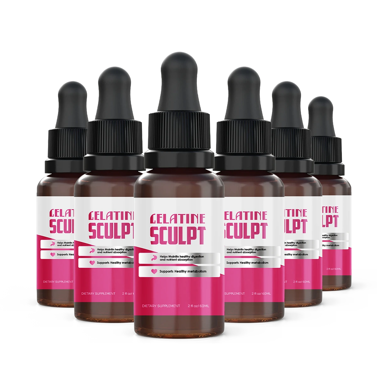 6 bottles Gelatine Sculpt
